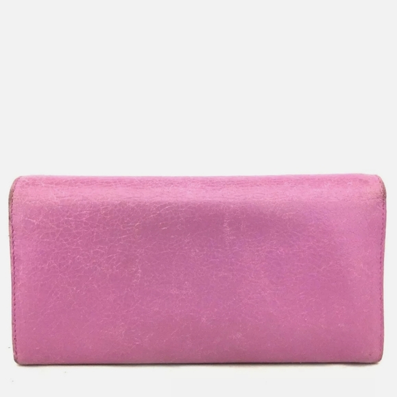 AUTH BALENCIAGA PURPLE BIFOLD LONG WALLET /B1510 - Picture 12 of 14